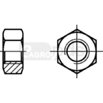 Piulita hex M8 DIN934 A3A - Geringhoff [040014]