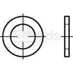 Saiba plata M8 (8,4) Zn DIN7349 A - Geringhoff [040211]