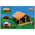 Macheta grajd cai - cu 2 boxe si atelier - Kids Globe - [600KG610167]