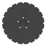 Taler disc plat crestat 410x5 - iQ parts - [CV300010]