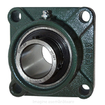 Lagar cu rulment - cu flansa 4 gauri, UCF 210 - Dunlop - [UCF 210 DUN]