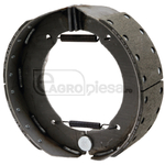 Set saboti frana roata remorca, 400x120 - 4012/A-1A - FAD [220316A048C]