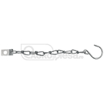 Lant siguranta - metal, zincat, 240mm, placuta-carlig - GRANIT [22010129]