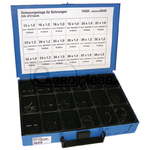 Sortiment inele siguranta interioare, trusa 180buc - GRANIT BLACK EDITION [487SET35]