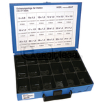 Sortiment inele siguranta exterioare, trusa 180buc - GRANIT BLACK EDITION [487SET36]