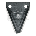 Lama cutit cositoare - tip ciuperca, neteda, 2,5mm (25buc) - GRANIT [525580201101/25]