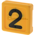 Numar marcare - nr.2, galben (10buc) - GRANIT [11671209]