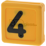 Numar marcare - nr.4, galben (10buc) - GRANIT [56438108905054]