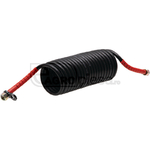 Furtun spiralat - aer comprimat frana, PA, negru/rosu, M18x1,5 IG, 4m - GRANIT [82770300]