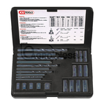 Set burghie filetate, 25 buc. - KS Tools [7881501305]
