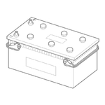 Baterie pornire - 12V, 140Ah, 1200A - tractor Ford / New Holland - CNH Industrial [73328437]