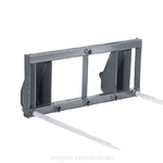 Cadru H - furca baloti mari, 1000kg - Stoll [3385190]