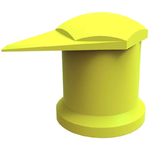 Capac indicator - piulita roata, Dustite LR, SW30, galben - Checkpoint [7790400053]