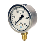 Manometru - 250bar, 63mm, 1/4 radial - Kverneland - [AC688100]