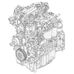 Motor FPT F5DFL413J C003 ptr tractor New Holland TD.xxx - CNH Industrial [5802513568]