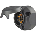 Priza - plastic, 7poli, 6/12V, tip N, ISO1724 - GRANIT - [50751305127066]