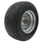 Roata - completa, 16x6.50-8 4PR, profil canelura, Ø25x90 (45/45) - GRANIT [81016X6.50-8/4R]