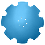 Taler disc concav crestat 620x6 6-gauri ptr Rubin  - iQ parts [CL100176]